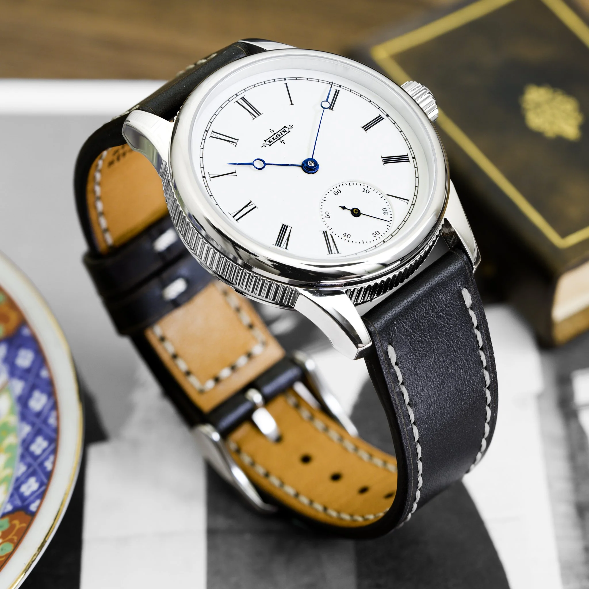 traditional Weatherwear ELGIN 32未使用 Elgin pocket watch conversion — Frett & Co Clockworks